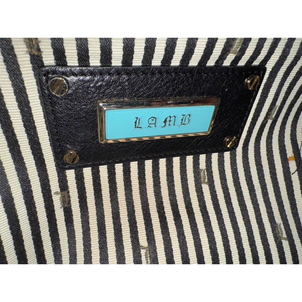 L.A.M.B Vintage Y2k RARE Clutch Bag Gwen Stefani Designer Statement Monogram - Picture 8 of 11